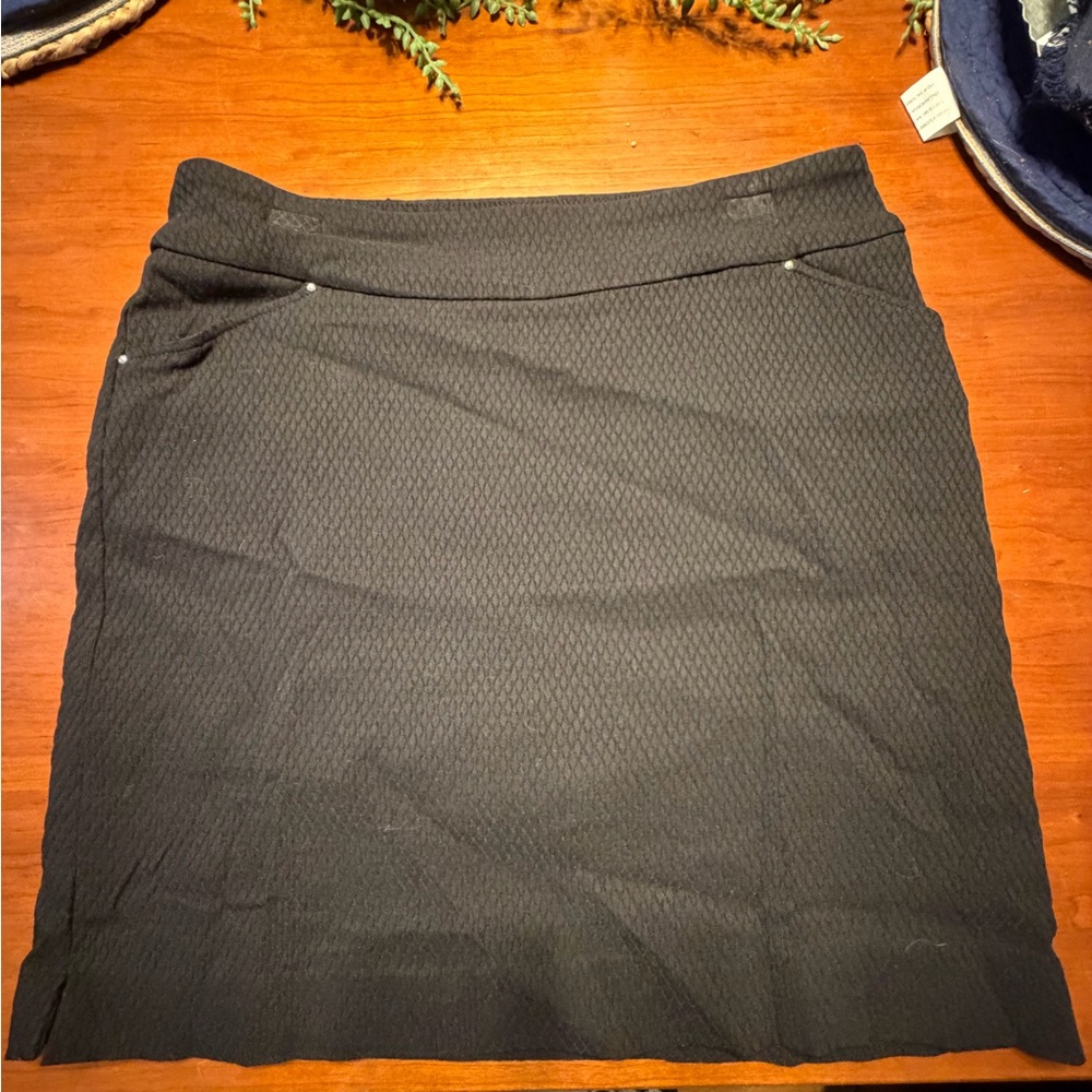 Westport Black Textured Mini Skirt